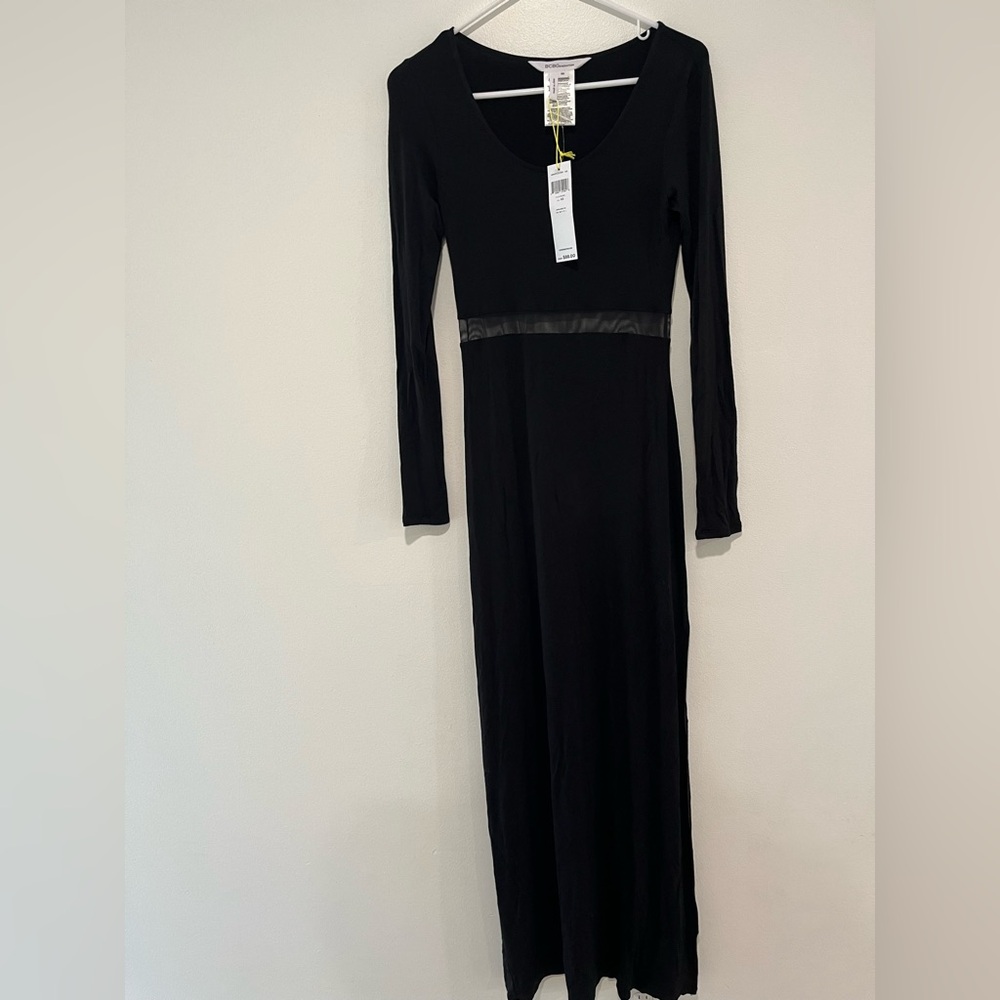 BCBGeneration long black dress
Size XS
NWT